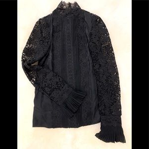 ERDEM long sleeved lace blouse